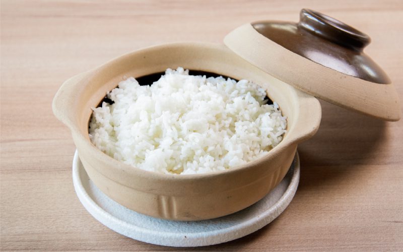 Cơm gạo tám thơm