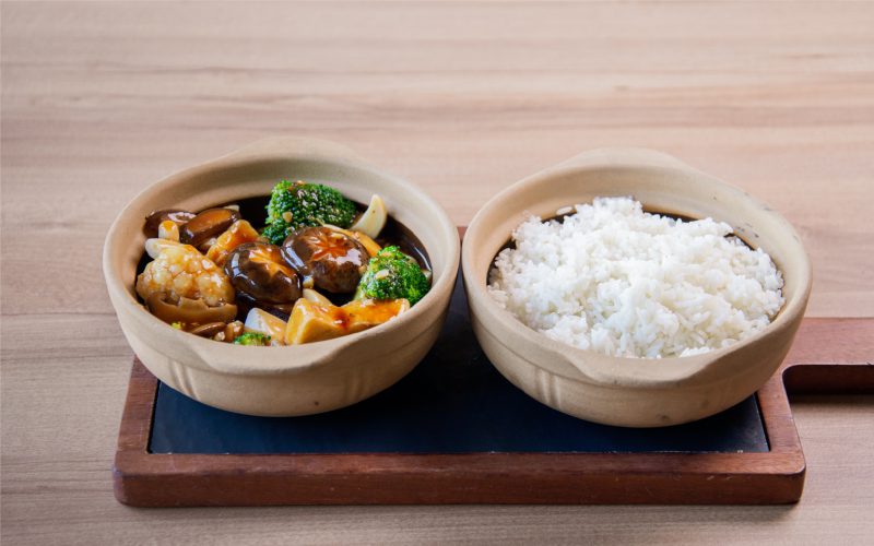 Đậu phụ om xì dầu