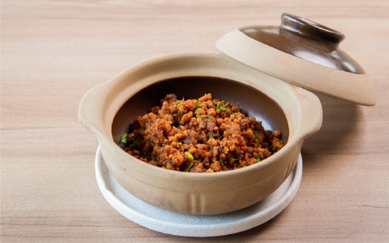 Thịt chưng mắm tép